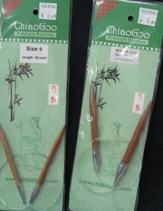ChiaoGoo 16"/40 cm 6.00 mm/US 10 Bamboo Circular Needle