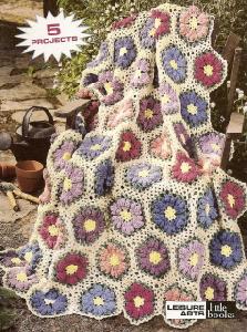 Leisure Arts 75023 Floral Afghans To Crochet
